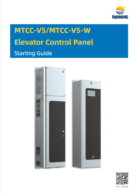 MTCC-V5/MTCC-V5-W Elevator Control Panel Starting Guide